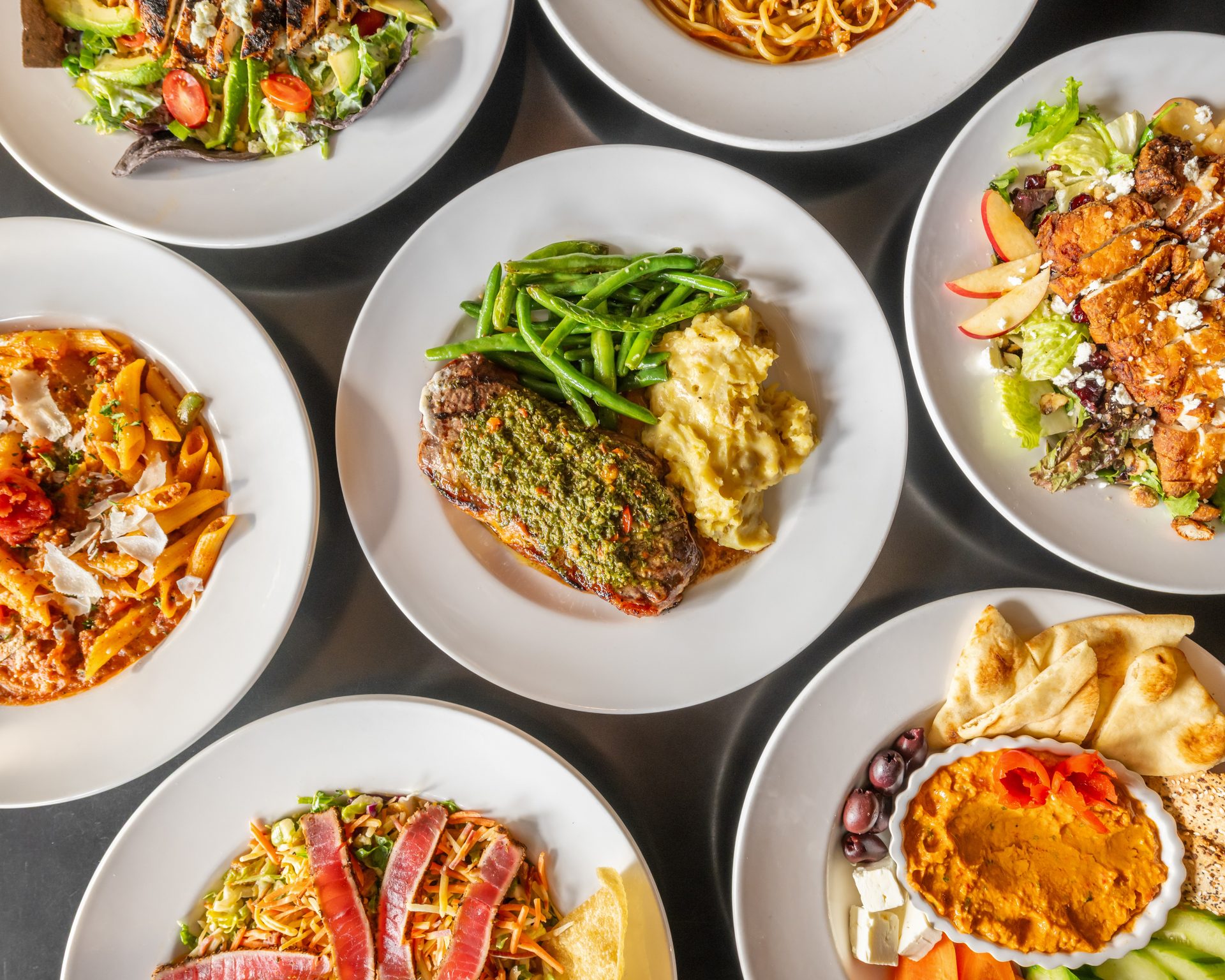 The kitchen, the bar, the table